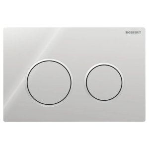 Geberit Kappa21 dual flush plate - bright/matt chrome (115.240.KH.1) - main image 1