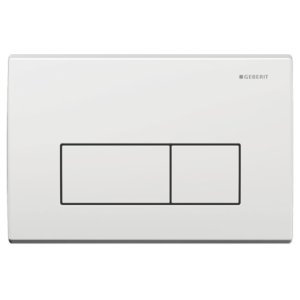 Geberit Kappa50 Dual Flush Plate - White (115.260.11.1) - main image 1