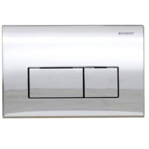 Geberit Kappa50 dual flush plate - polished bright chrome (115.260.21.1) - main image 1