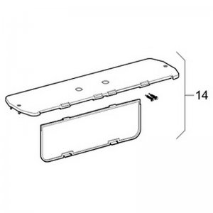 Geberit low height cistern cover plate (241.414.00.1) - main image 1