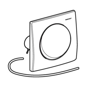 Geberit Mambo pneumatic flush plate (241.164.00.1) - main image 1
