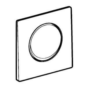 Geberit Mambo pneumatic urinal flush plate (241.913.FW.1) - main image 1