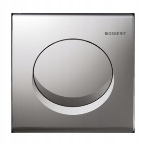 Geberit Samba Pneumatic Urinal Flush Plate - Matt Chrome (241.319.46.1) - main image 1