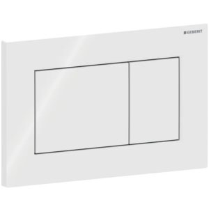 Geberit Sigma 01 Dual Flush Plate - White/Gloss (115.660.11.1) - main image 1