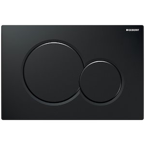 Geberit Sigma01 dual flush plate - jet black (115.770.DW.5) - main image 1