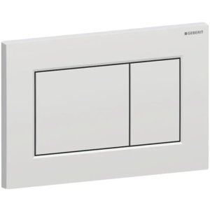 Geberit Sigma01 Dual Flush Plate - Square - Matt Chrome (115.660.JQ.1) - main image 1