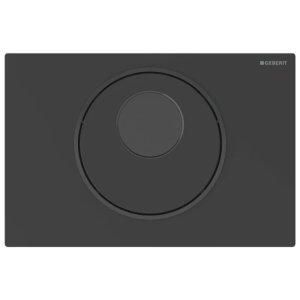 Geberit Sigma10 Automatic/Touchless Dual Flush Plate - Battery Operation - Matt Black (115.891.16.6) - main image 1