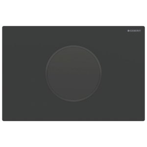 Geberit Sigma10 Automatic/Touchless Dual Flush Plate - Battery Operation - Matt Black (115.908.16.6) - main image 1