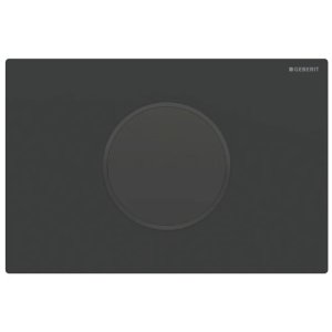Geberit Sigma10 Automatic/Touchless Dual Flush Plate - Battery Operation - Matt Black (115.909.16.6) - main image 1