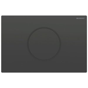 Geberit Sigma10 Automatic/Touchless Dual Flush Plate - Mains Operation - Black (115.907.DW.6) - main image 1