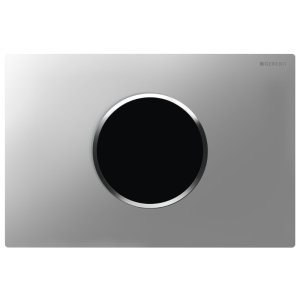 Geberit Sigma10 Automatic/Touchless Dual Flush Plate - Mains Operation - Chrome (115.907.KN.6) - main image 1