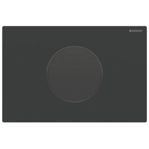 Geberit Sigma10 Automatic/Touchless Dual Flush Plate - Mains Operation - Matt Black (115.907.16.6) - main image 1