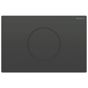 Geberit Sigma10 Automatic/Touchless Dual Flush Plate - Battery Operation - Black (115.909.DW.6) - main image 1