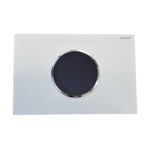 Geberit Sigma10 flush plate - white/chrome (242.782.KJ.1) - main image 1