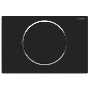 Geberit Sigma10 Stop-And-Go Flush Plate - Matt Black (115.758.14.5) - main image 1