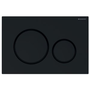 Geberit Sigma20 Dual Flush Plate - Black (115.882.DW.1) - main image 1