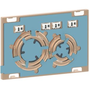 Geberit Sigma21 Dual Flush Plate - Round - Red Gold - Customised (115.650.00.1) - main image 1