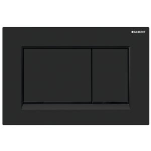 Geberit Sigma30 Dual Flush Plate - Matt Black (115.883.16.1) - main image 1