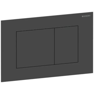 Geberit Sigma40 Dual Flush Plate - Square - Matt Black (115.629.14.1) - main image 1