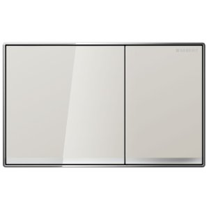Geberit Sigma60 Dual Flush Plate - Sand Grey / Chrome (115.640.JL.1) - main image 1