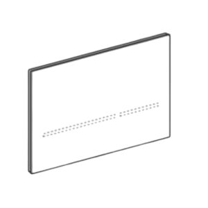 Geberit Sigma80 dual flush plate - reflective glass (242.618.SM.1) - main image 1