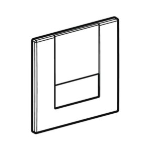 Geberit Tango urinal cover plate - alpine white (241.924.11.1) - main image 1