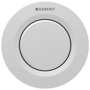 Geberit Type 01 Pnuematic Single Flush Button - For Sigma Concealed Cistern - Matt Chrome (116.041.JQ.1) - main image 1