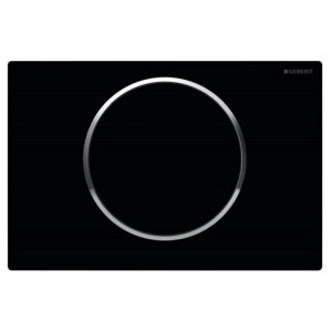 Geberit Type 10 flush plate - black gloss (115.758.KM.5) - main image 1