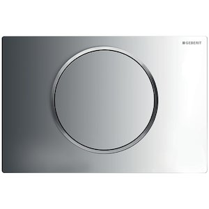 Geberit Type 10 Flush Plate - Gloss/Matt Chrome (115.758.KH.5) - main image 1