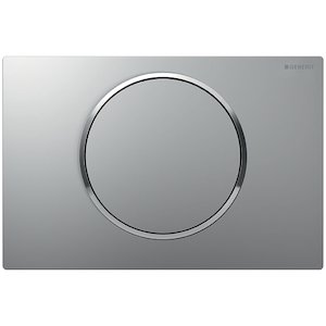 Geberit Type 10 flush plate - gloss/matt chrome (115.758.KN.5) - main image 1