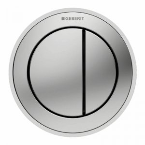 Geberit Type 10 pneumatic dual flush plate button - stainless steel (116.057.SN.1) - main image 1