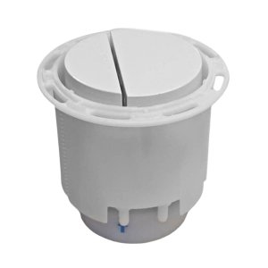 Geberit Type 10 Remote Dual Flush Actuator - Matt/Bright Chrome (243.398.KN.1) - main image 1