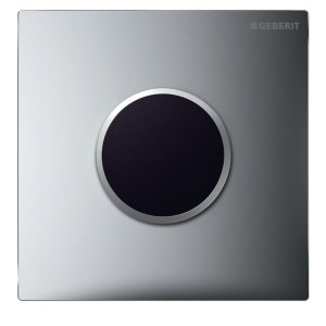Geberit Type 10 urinal cover plate - bright/matt chrome (241.925.KH.1) - main image 1