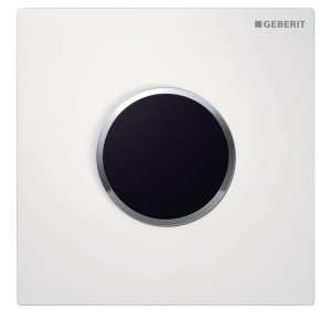 Geberit Type 10 urinal cover plate - white/chrome (241.925.KJ.1) - main image 1