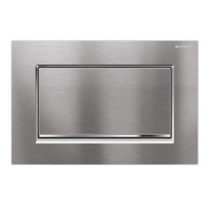 Geberit Type 30 flush plate - brushed/gloss (115.893.KX.1) - main image 1