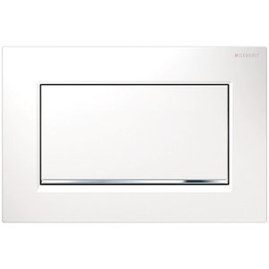 Geberit Type 30 flush plate - white/gloss (115.893.KJ.1) - main image 1