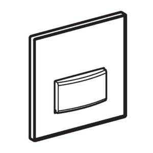 Geberit Type 50 pneumatic urinal flush plate - umber glass (242.764.SQ.1) - main image 1