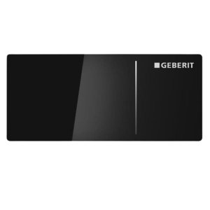 Geberit Type 70 remote flush actuation - glass/black (242.957.SJ.1) - main image 1
