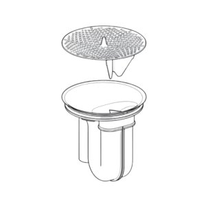 Geberit urinal trap (exchangeable from top) (243.312.00.1) - main image 1