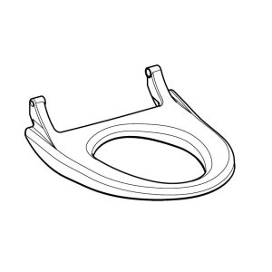 Geberit WC Seat Ring for Geberit AquaClean 4000 - White/Glossy (242.170.11.1) - main image 1