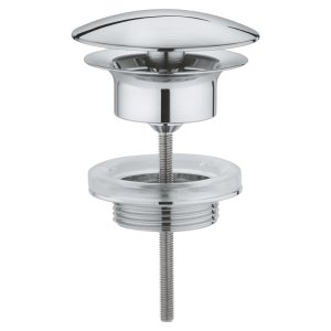 Grohe 1 1/4" Basin Pop-Up Waste - Chrome (65808000) - main image 1