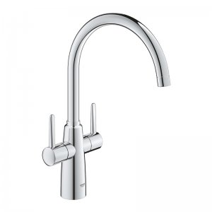 Grohe Ambi Two Handle Sink Mixer - Chrome (30189000) - main image 1