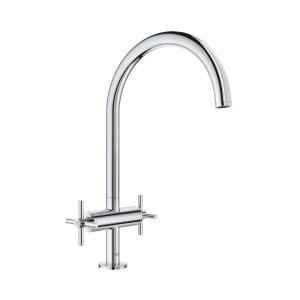 Grohe Atrio Two Handle Sink Mixer 1/2" - Chrome (30362000) - main image 1