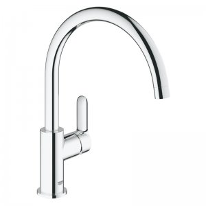 Grohe Bauedge single lever sink mixer - chrome (31367000) - main image 1