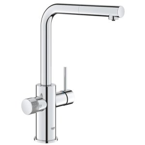 Grohe Blue Pure Minta Filter Tap With Pull Out Spout - Chrome (30590000) - main image 1