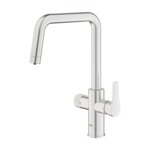 Grohe Blue Pure Start Filter Tap - U-Spout - Supersteel (30595DC0) - main image 1