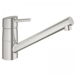 Grohe Concetto Single Lever Sink Mixer 1/2" - Supersteel (32659DC1) - main image 1