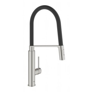Grohe Concetto Single Lever Sink Mixer 1/2" - Supersteel (31491DC0) - main image 1