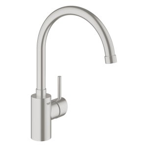 Grohe Concetto Single Lever Sink Mixer 1/2" - Supersteel (32661DC1) - main image 1