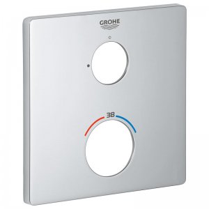 Grohe escutcheon - square - chrome (49076000) - main image 1